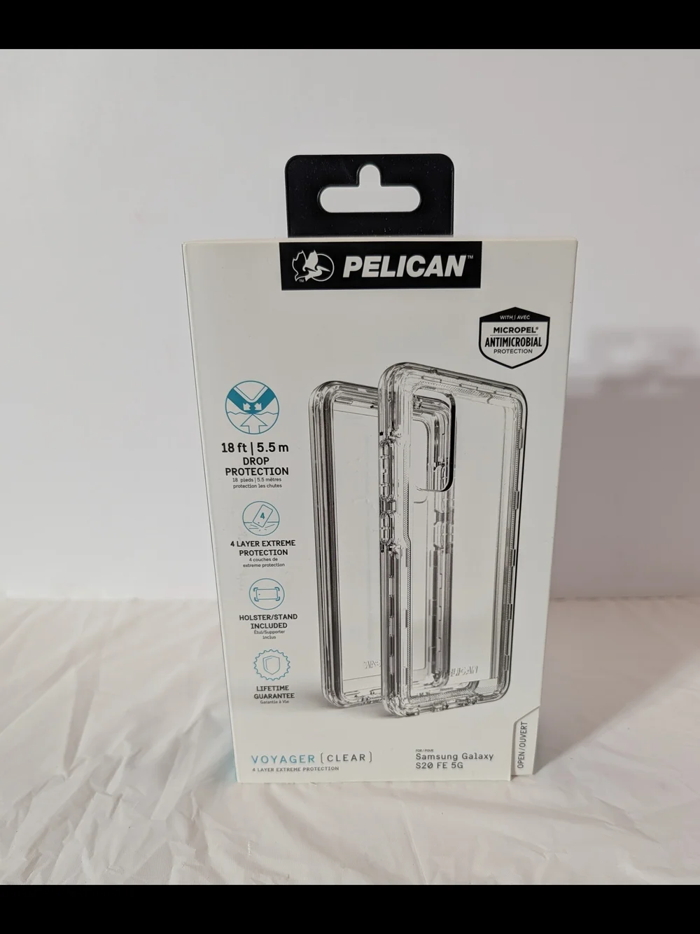 NIB Pelican Voyager Clear Protective Case for Samsung Galaxy S20 FE 5G
